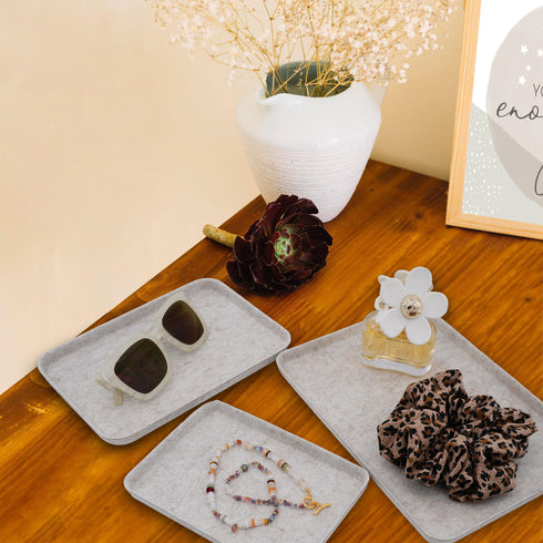 3-piece  EDC Catchall felt trays